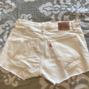 Brand New Levi 501 Shorts, White, Size 31, Never worn